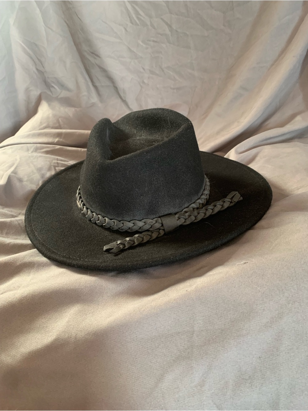 Brixton Messer Black Felt Western Cowboy Hat